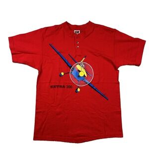 Vintage FTL Shirt Mens M Aviation Airplane Extra 200 Flight 2-Sided Graphic 90s